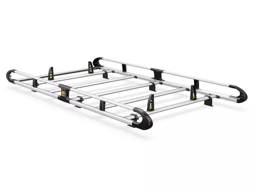 Mercedes Citan 2022-Onwards L2, H1 Twin Rear Doors - ULTI Rack+ (Aluminium) - 5 Bar Roof Rack