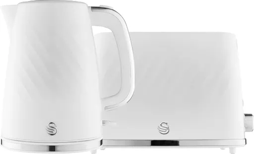 Windsor 2 Slice Toaster and Cordless Kettle Bundle in White