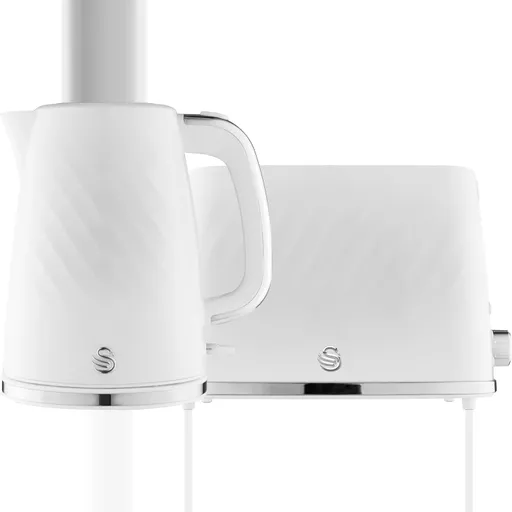 Windsor 2 Slice Toaster and Cordless Kettle Bundle in White