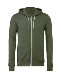 Canvas Unisex Sponge Fleece Full-Zip Hoodie