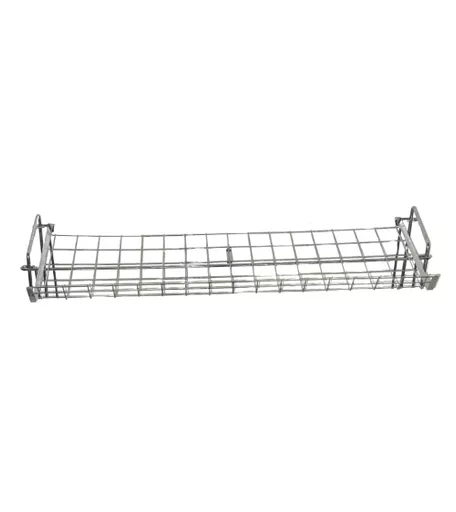5 Pack - Chrome Wire Shelves for Use with 5 Tier Chrome Shoe Rail Frame