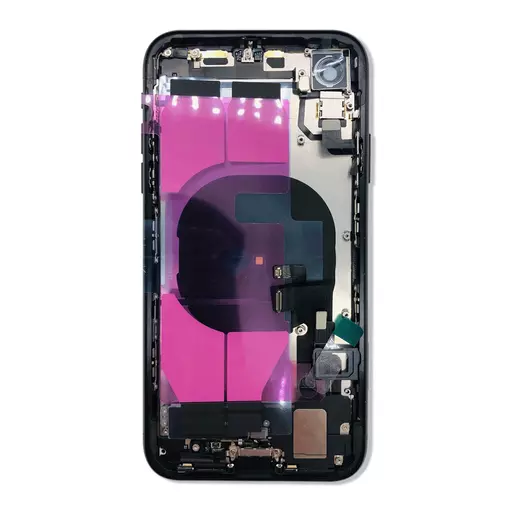 Back Housing With Internal Parts (RECLAIMED) (Grade B) (Black) (No CE Mark) - For iPhone XR