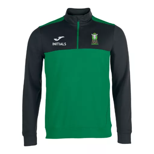 KidlingtonYouthFootballClub_WinnerQuarterZip_GreenBlack_Front.png