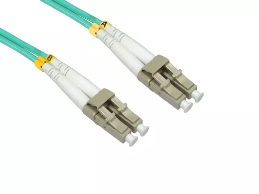 Cables Direct LC/LC, 2m fibre optic cable OM4 Blue