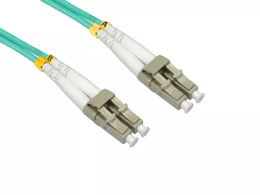 Cables Direct LC/LC, 5m fibre optic cable OM4 Blue