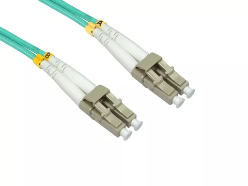 Cables Direct LC/LC, 5m fibre optic cable OM4 Blue