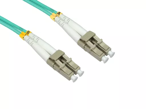 Cables Direct LC/LC, 2m fibre optic cable OM4 Blue