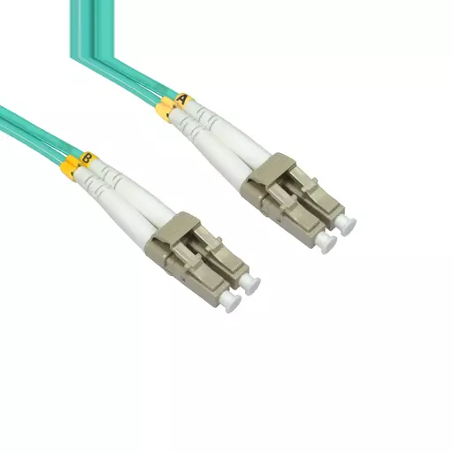 Cables Direct LC/LC, 2m fibre optic cable OM4 Blue