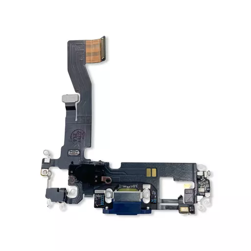 Charging Port Flex Cable (Blue) (RECLAIMED) - For iPhone 12 / 12 Pro