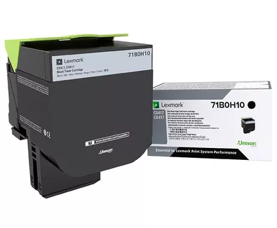 Lexmark 71B0H10 Toner-kit black, 6K pages ISO/IEC 19752 for Lexmark CS 417