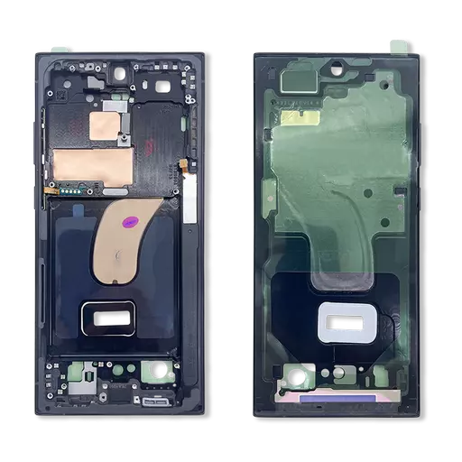 Mid Frame Assembly (REFRESH+) (Graphite) - For Galaxy S23 Ultra (S918)