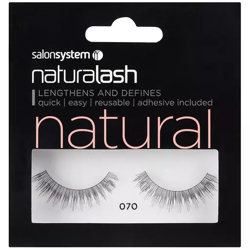 Salon System Naturalash Strip Lashes 070 Black