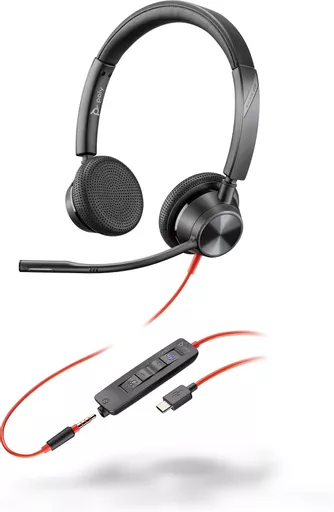 POLY Blackwire 3325 Microsoft Teams Certified USB-C Headset