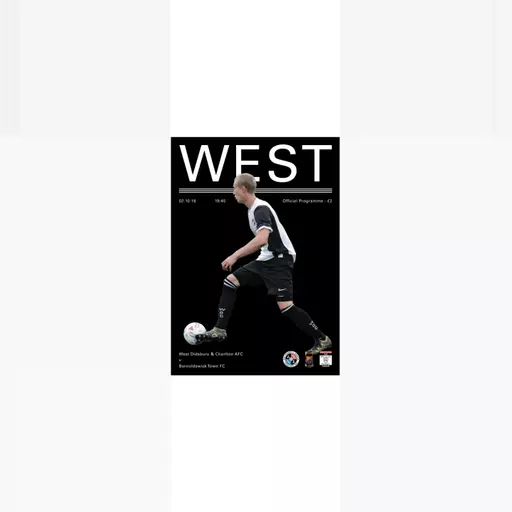 MANAGER'S NOTES | West vs Barnoldswick Town, Tuesday 2 October  