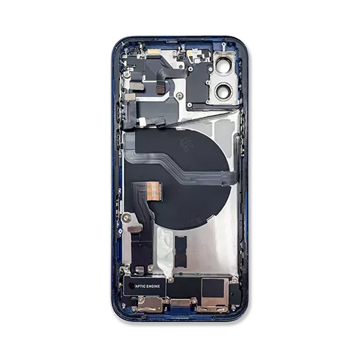 Back Housing With Internal Parts (RECLAIMED) (Grade B) (Blue) (No CE Mark) - For iPhone 12