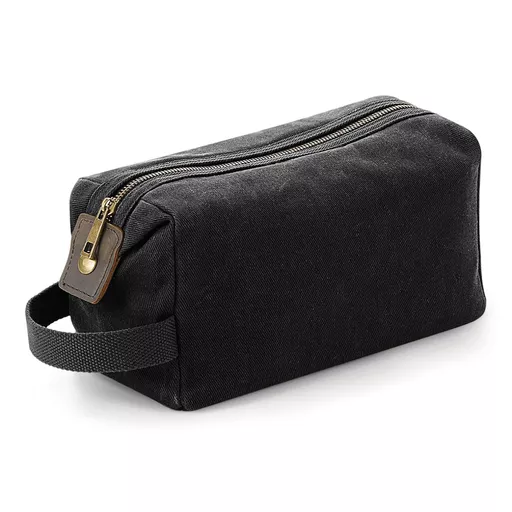 Heritage Waxed Canvas Wash Bag