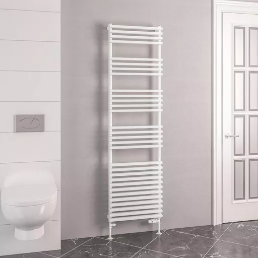 Rowsham 1800 x 500mm Towel Rail Matt White