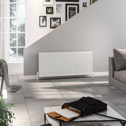 Longbridge Type 22 Compact Panel Radiator 600 x 1400 Gloss White