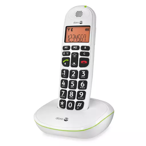 Doro PhoneEasy 100w DECT telephone Caller ID White