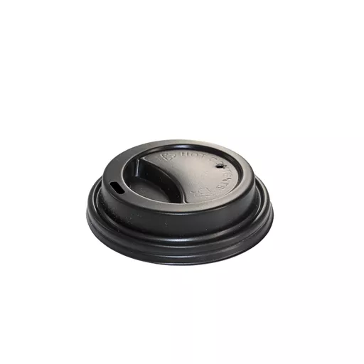 12-20oz PP Hot Cup Sip Lid  Black