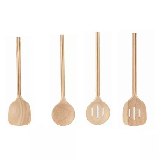 Set of 4 Wooden Utensils