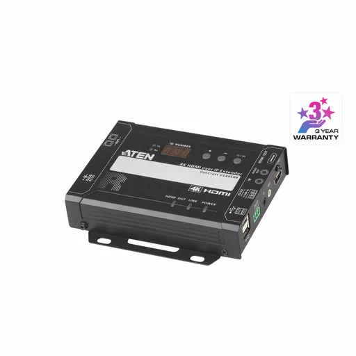 ATEN VE8950R AV extender AV receiver Black