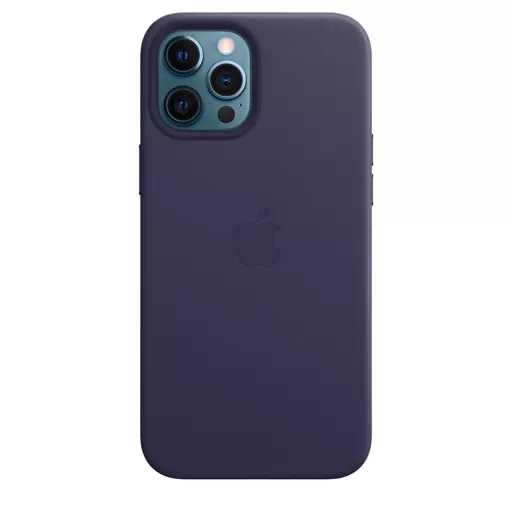 Apple iPhone 12 Pro Max Leather Case with MagSafe - Deep Violet