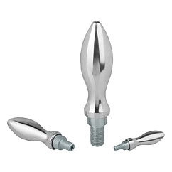 K0169 - Revolving Handles In Aluminium Size M6-M16