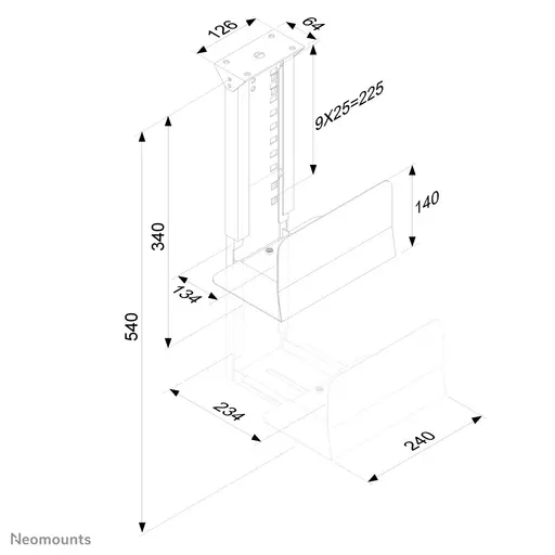 Neomounts cpu holder