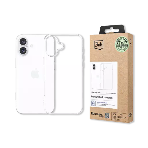 3mk - Clear Case Eco - For iPhone 16