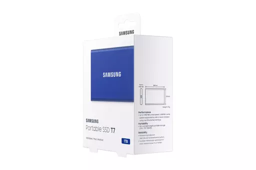 Samsung Portable SSD T7 1000 GB Blue