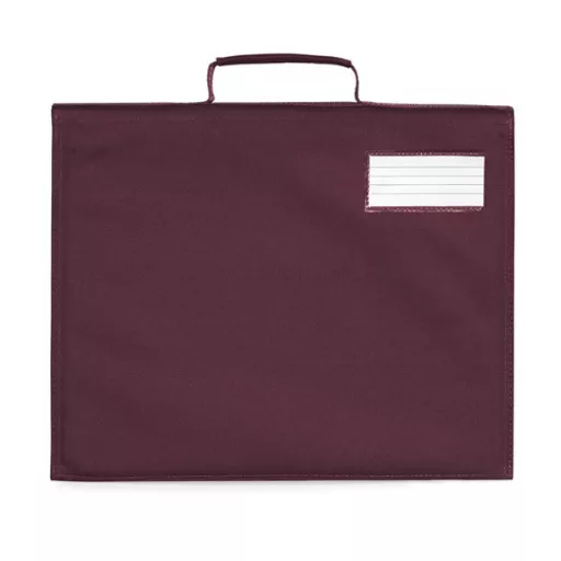 Bagbase_ClassicBookBagQD456_Burgundy_Back.png