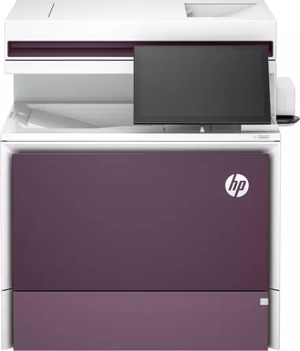 HP Color LaserJet Enterprise Flow MFP 5800zf Printer, Print, copy, scan, fax, Automatic document feeder; Optional high-capacity trays; Touchscreen; TerraJet cartridge