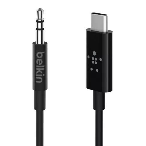 Belkin RockStar™ 3.5mm with USB-C™ Connector audio cable USB C Black