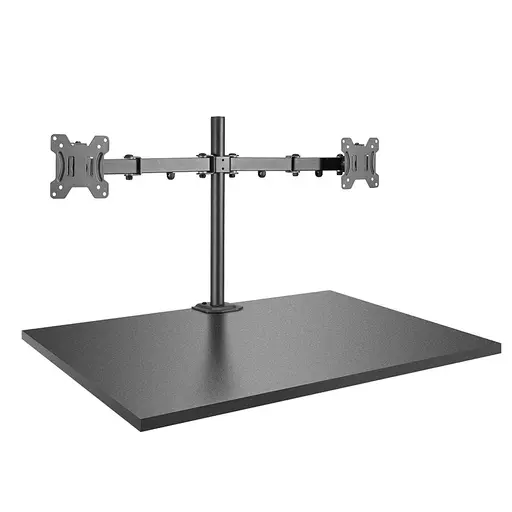 Lindy Dual Display Bracket w/ Pole & Desk Clamp