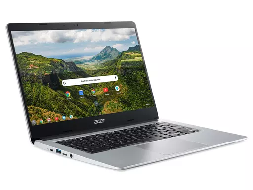 Acer Chromebook Intel Celeron N4020, 4GB, 64GB eMMC, 14 inch Full HD Display, Google Chrome OS, Silver