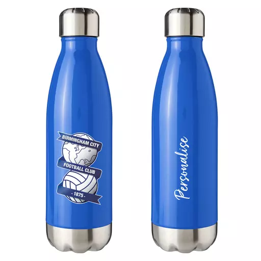 Birmingham City FC Crest Blue Insulated Water Bottle.jpg