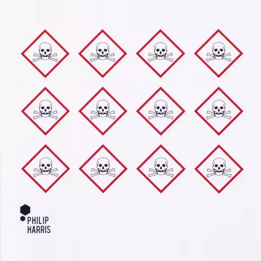 Philip Harris Hazard Warning Labels - Toxicity Category 1-3 / Poisons GHS06 - Pack of 96 Stickers