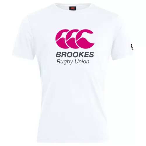 Oxford Brookes University Men's Rugby Union Senior Plain Cotton Tee