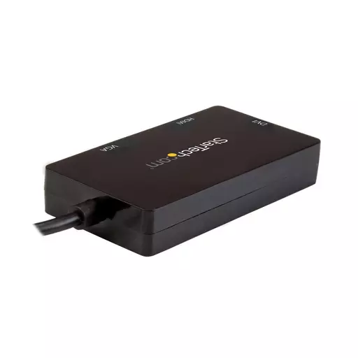 StarTech.com USB-C Multiport Video Adapter - 3-in-1 - 4K 30Hz - Black