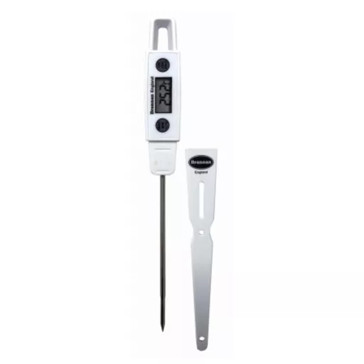 Waterproof Digital Thermometer with 120mm Stainless Steel Probe -40 to 240C or F