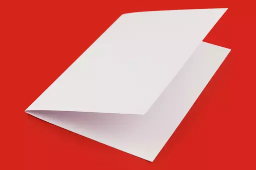 350gsm A3 Pre Scored White Card Blanks (Folds To A4)