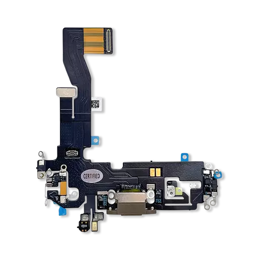 Charging Port Flex Cable (Gold) (CERTIFIED - Aftermarket) - For iPhone 12 Pro