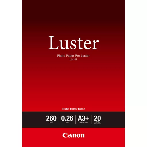 Canon LU-101 Luster Photo Paper Pro A3 Plus - 20 Sheets