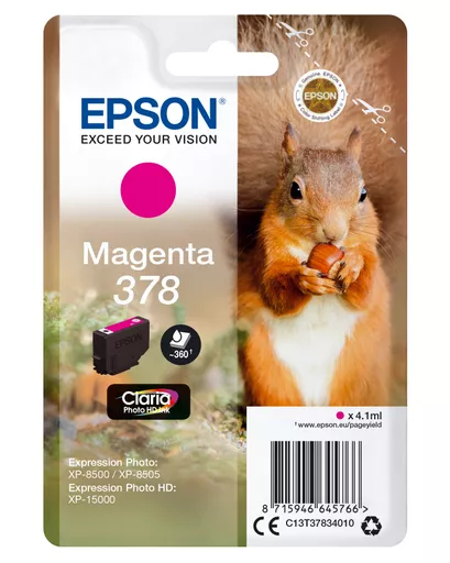 Epson C13T37834010/378 Ink cartridge magenta, 360 pages 4,1ml for Epson XP 15000/8000