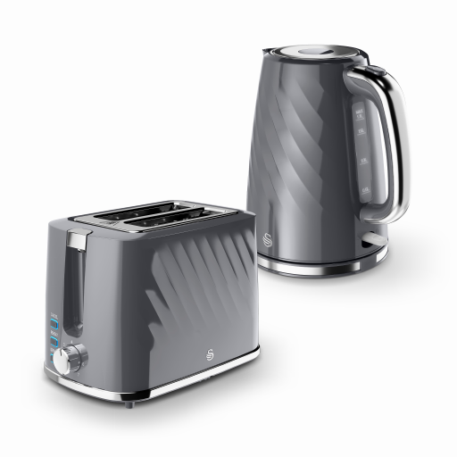 Swan Windsor 2 Slice Toaster and Cordless Kettle Bundle