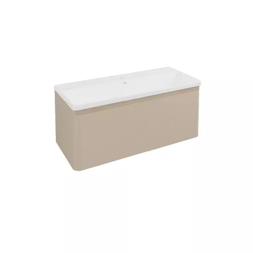 Grovely 100cm Wall Hung Vanity Unit - Cashmere