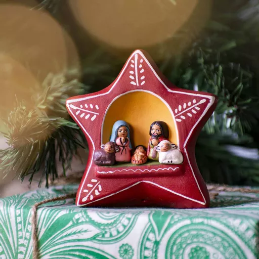 Ceramic Nativity Scene