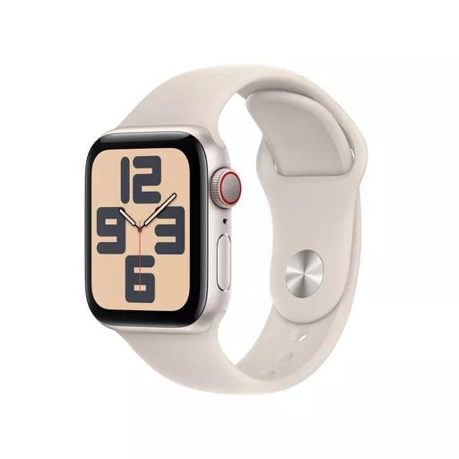 Apple Watch SE OLED 40 mm Digital 324 x 394 pixels Touchscreen 4G Beige Wi-Fi GPS (satellite)