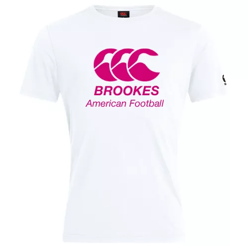 Oxford Brookes University American Football Senior Plain Cotton Tee